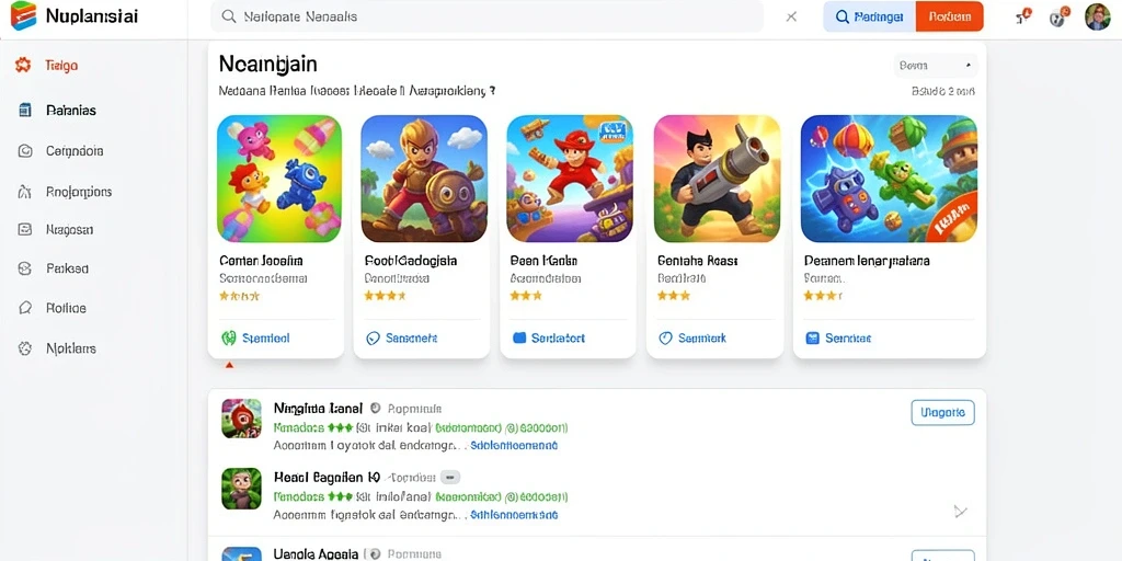 Tampilan antarmuka pengguna yang menarik dan modern.