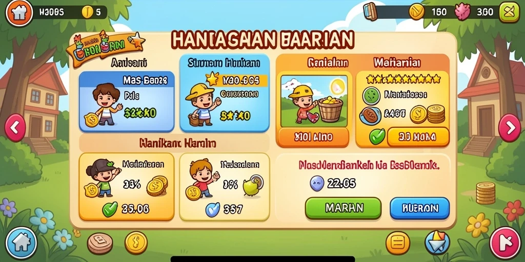Tampilan grafis yang memukau dan penuh warna.