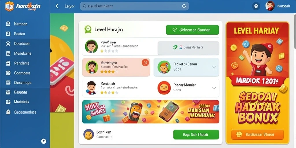 Tampilan antarmuka yang menarik dan mudah dipahami.
