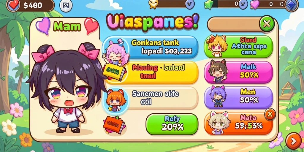 Tampilan menarik dari permainan slot yang disediakan.