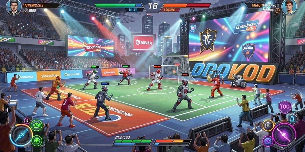 Screenshot menunjukkan karakter utama yang sedang dalam misi.