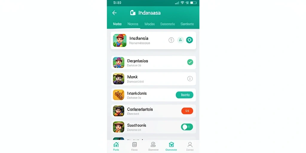 Tampilan antarmuka yang user-friendly.