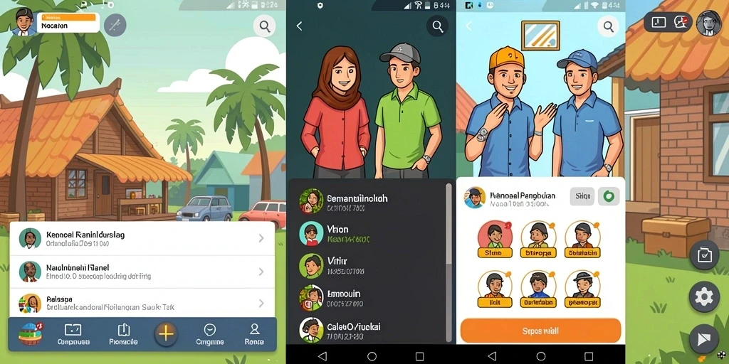 Tampilan antarmuka yang intuitif dan mudah dipahami.